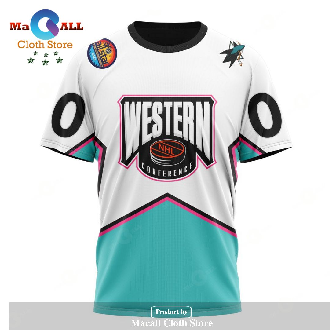 Personalized NHL San Jose Sharks All-Star Western Conference 2023 Hoodie Sweatshirt 3D LIMITED EDITION Personalized NHL San Jose Sharks All-Star Western Conference 2023 Hoodie Sweatshirt 3D LIMITED EDITION