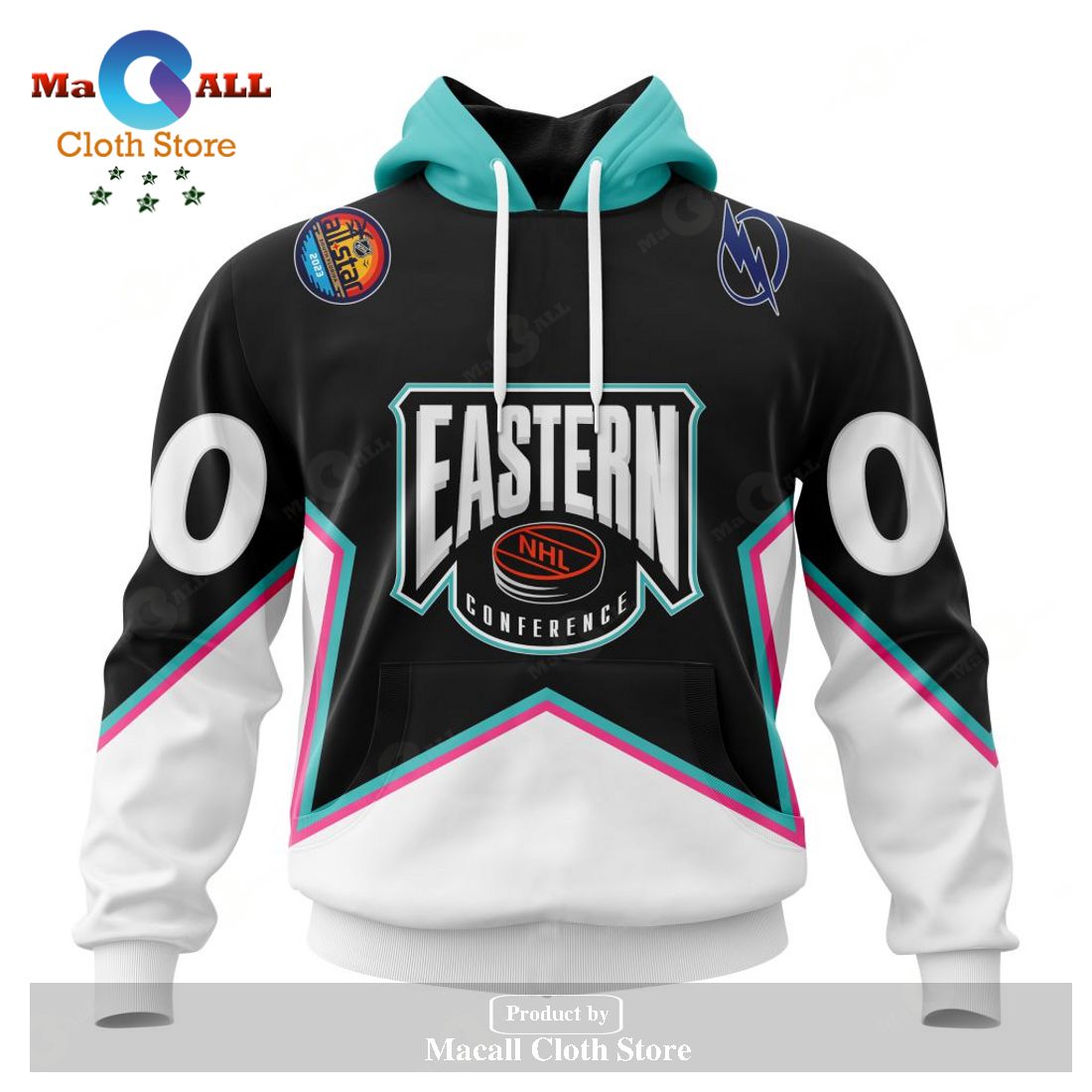 Personalized NHL Tampa Bay Lightning All-Star Eastern Conference 2023 Hoodie Sweatshirt 3D LIMITED EDITION