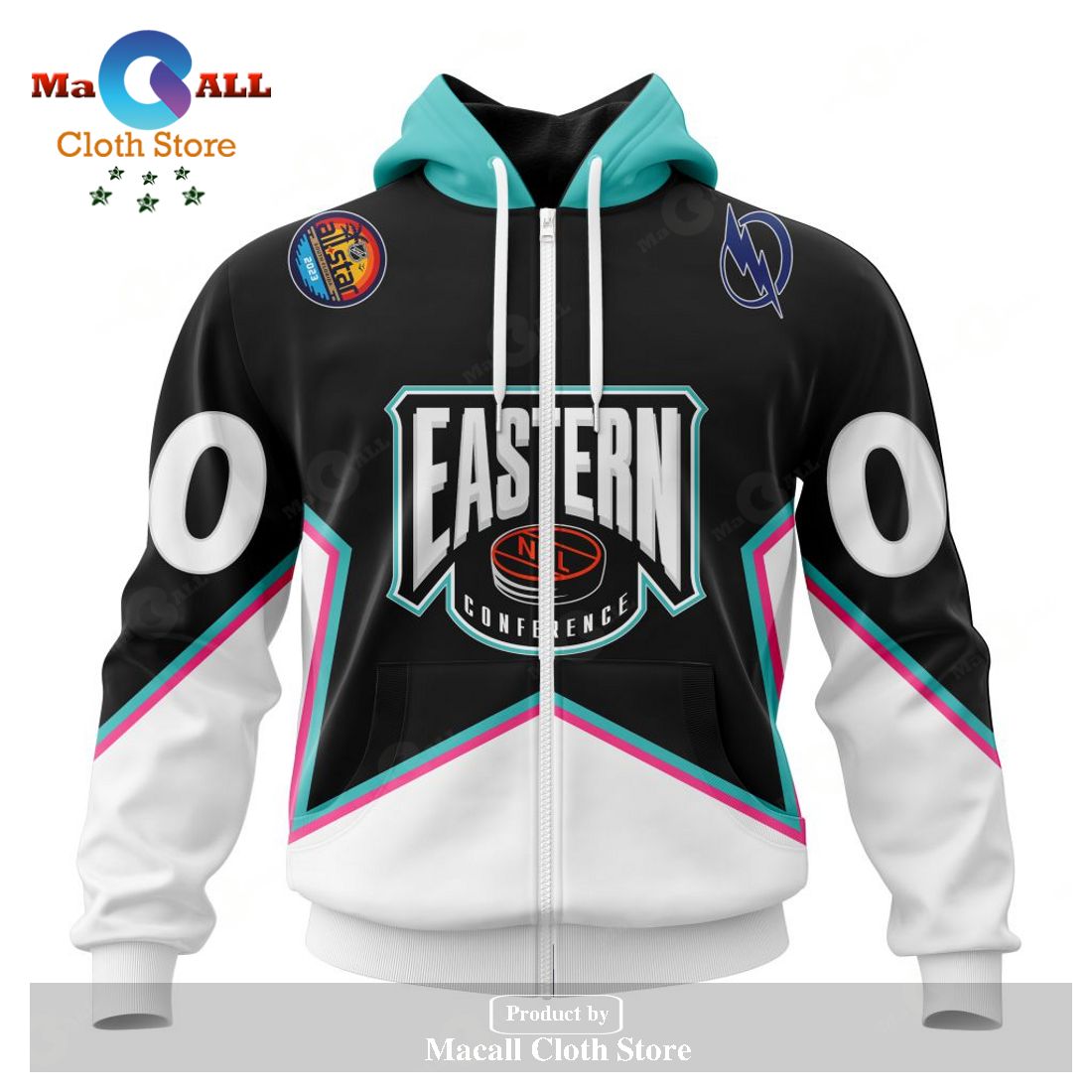 Personalized NHL Tampa Bay Lightning All-Star Eastern Conference 2023 Hoodie Sweatshirt 3D LIMITED EDITION