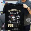 Happiness is listening to Whitesnake Unisex Classic T-Shirt Hoodie Sweatshirt