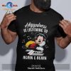 Happiness is listening to Willie Nelson Unisex Classic T-Shirt Hoodie Sweatshirt