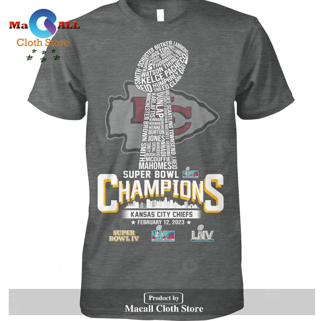Kansas City Chiefs AFC Champions Super Bowl Cup 2023-Unisex T-Shirt Kansas City Chiefs AFC Champions Super Bowl Cup 2023-Unisex T-Shirt