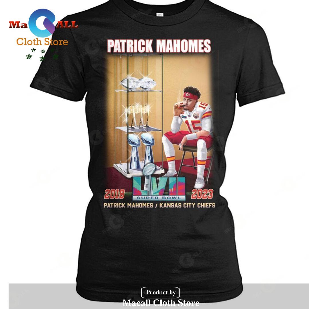 Kansas City Chiefs Patrick Mahomes Super Bowl LVII 2018-2023 Champs-Unisex T-Shirt Kansas City Chiefs Patrick Mahomes Super Bowl LVII 2018-2023 Champs-Unisex T-Shirt