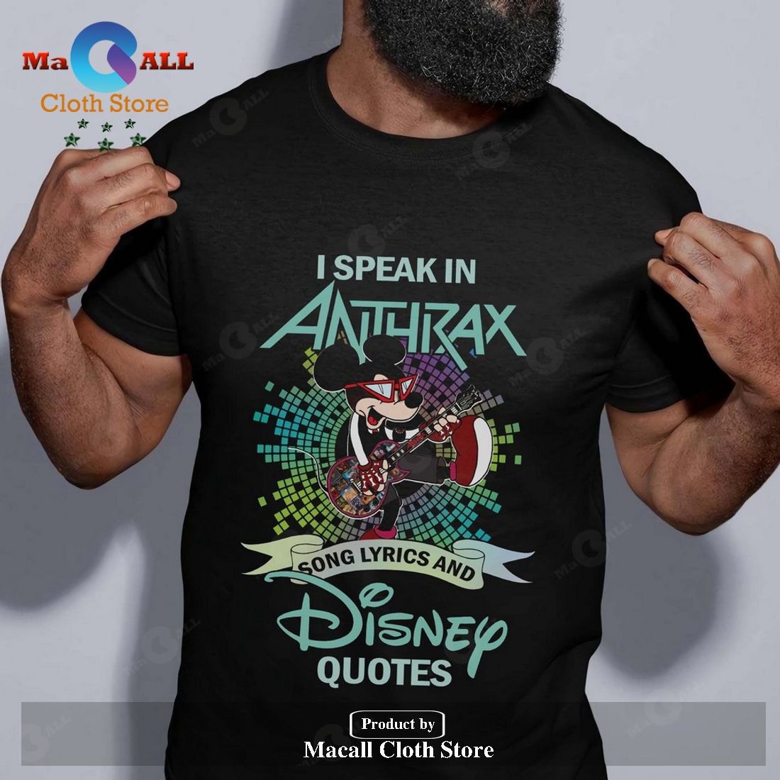 I speak in Anthrax song lyrics and Disney quotes Unisex Classic T-Shirt Hoodie Sweatshirt