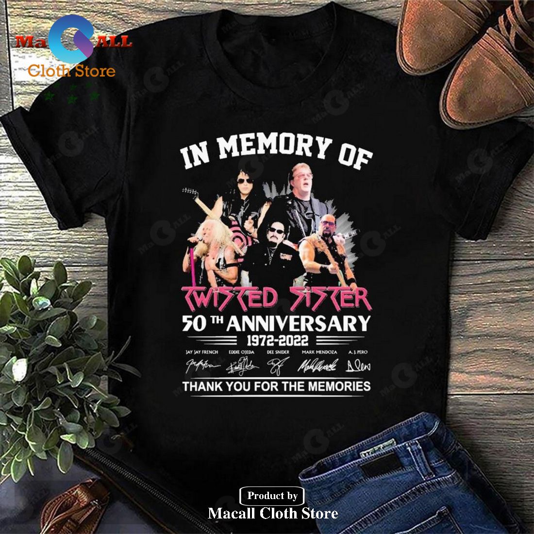In memory of Twisted Sister 50th anniversary 1972-2022 signatures thank you for the memories Unisex Classic T-Shirt Hoodie Sweatshirt In memory of Twisted Sister 50th anniversary 1972-2022 signatures thank you for the memories Unisex Classic T-Shirt Hoodie Sweatshirt