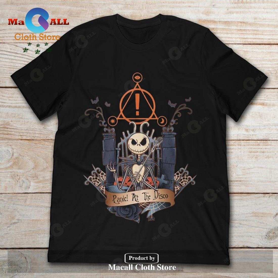 Jack Skellington Panic! At The Disco Unisex Classic T-Shirt Hoodie Sweatshirt Jack Skellington Panic! At The Disco Unisex Classic T-Shirt Hoodie Sweatshirt