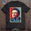 Johnny Cash American Flag Signature Unisex Classic T-Shirt Hoodie Sweatshirt