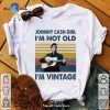Johnny Cash American Flag Signature Unisex Classic T-Shirt Hoodie Sweatshirt