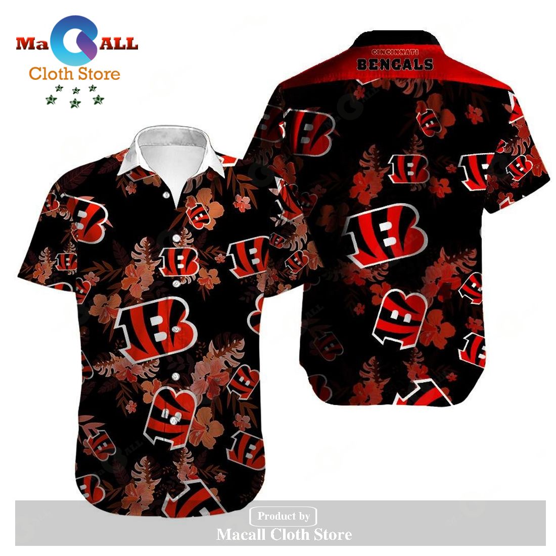 Cincinnati Bengals Trending Model 1 Hawaiian Shirt and Shorts LIMITED EDITION