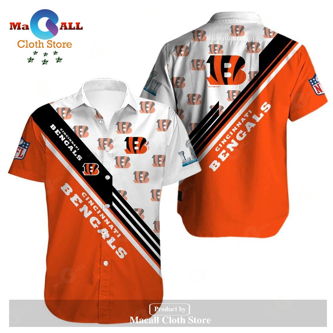 Cincinnati Bengals Trending Model 7 Hawaiian Shirt and Shorts LIMITED EDITION