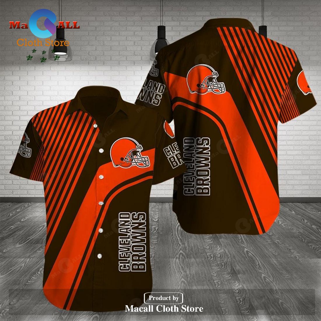 Cleveland Browns Trending Model 2 Hawaiian Shirt and Shorts LIMITED EDITION