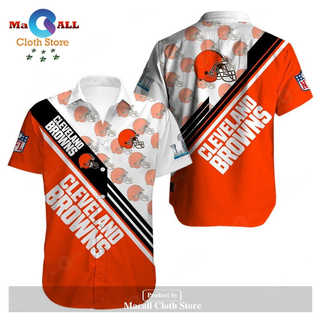 Cleveland Browns Trending Model 8 Hawaiian Shirt and Shorts LIMITED EDITION