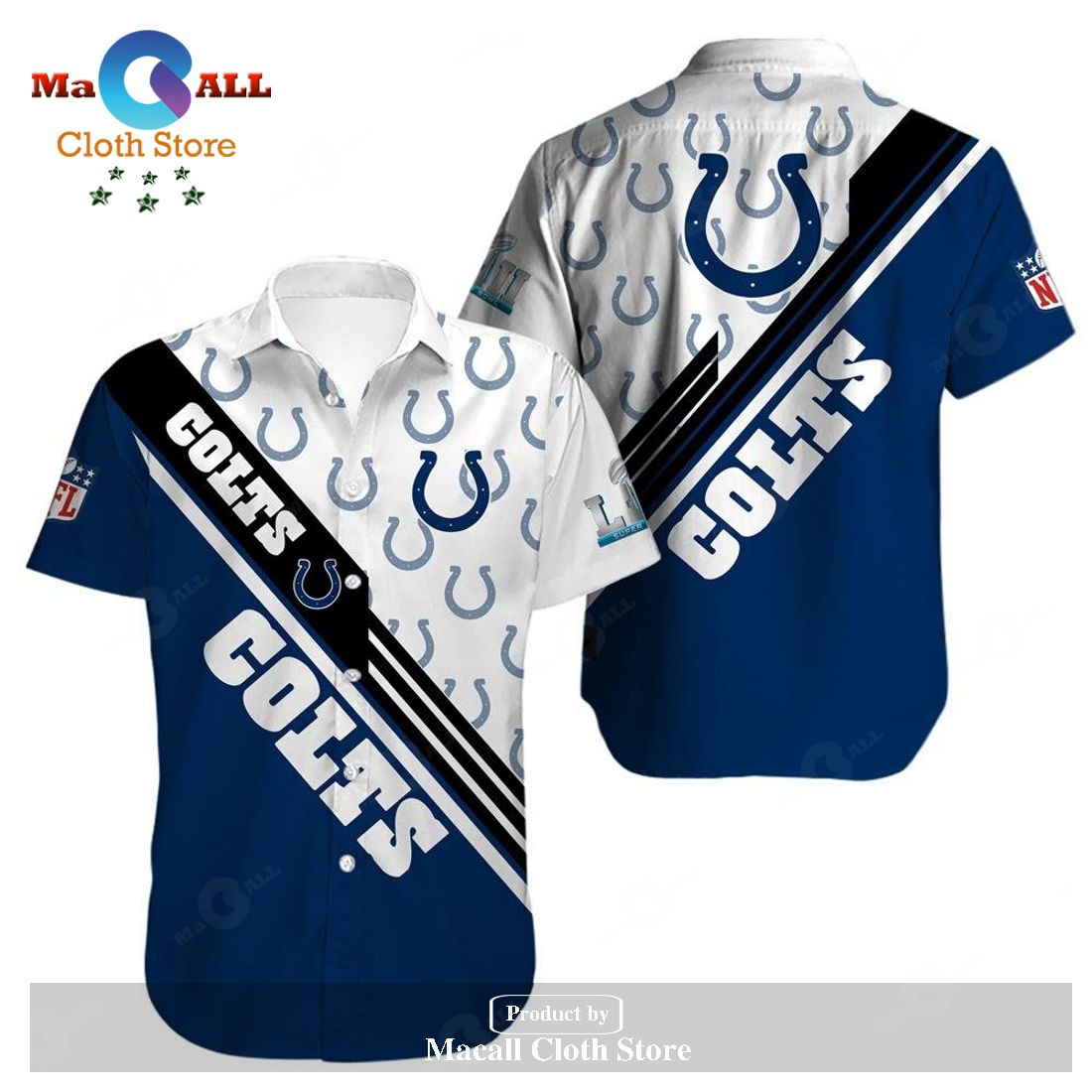 Indianapolis Colts Trending Model 1 Hawaiian Shirt and Shorts LIMITED EDITION Indianapolis Colts Trending Model 1 Hawaiian Shirt and Shorts LIMITED EDITION