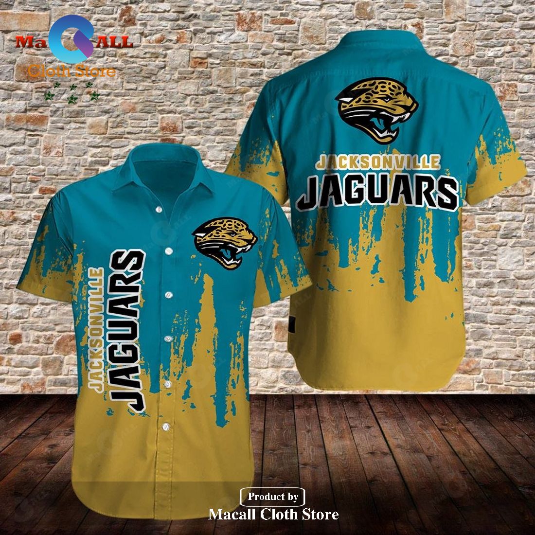 Jacksonville Jaguars Trending Model 2 Hawaiian Shirt and Shorts LIMITED EDITION Jacksonville Jaguars Trending Model 2 Hawaiian Shirt and Shorts LIMITED EDITION