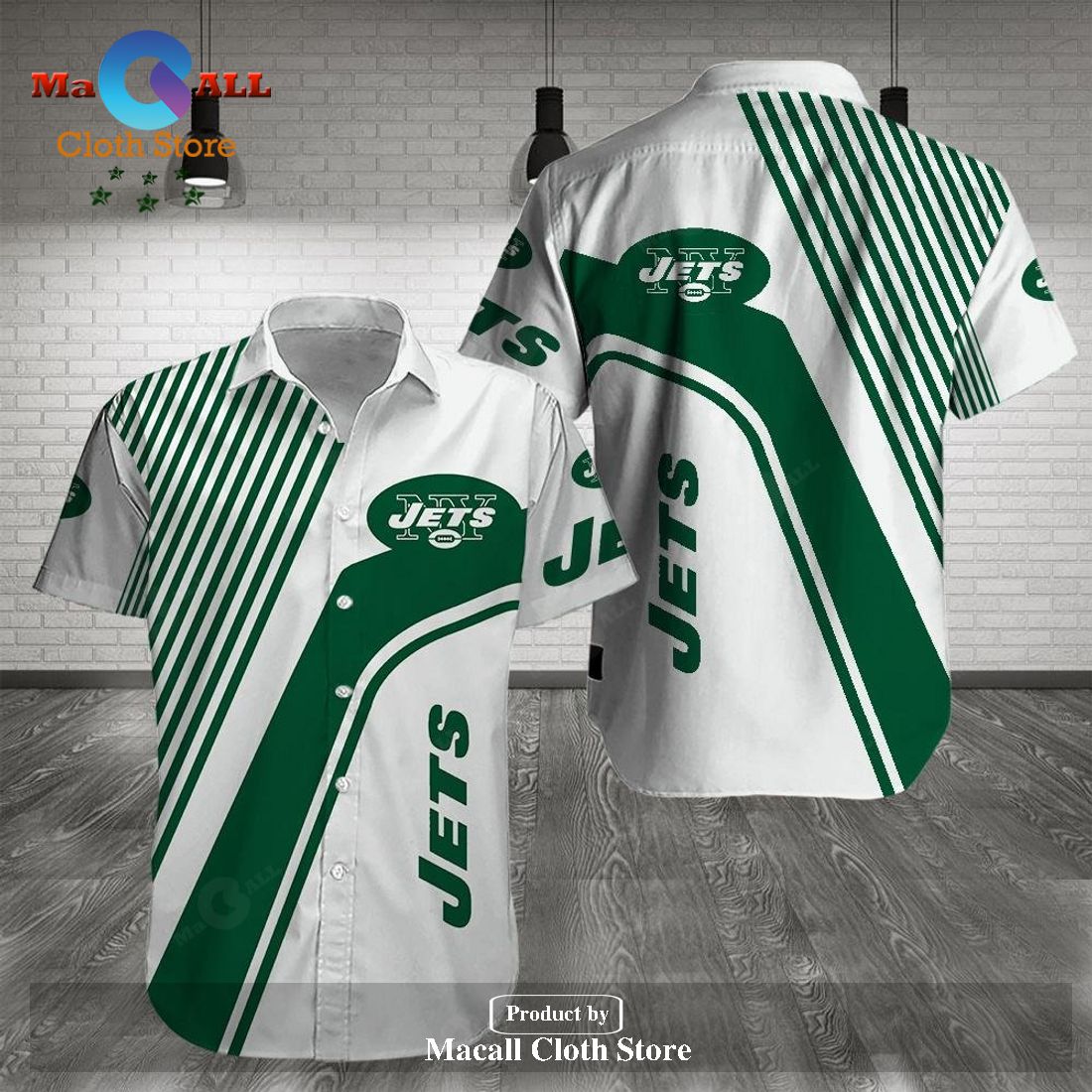 New York Jets Trending Model 3 Hawaiian Shirt and Shorts LIMITED EDITION