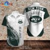 New York Jets Trending Model 6 Hawaiian Shirt and Shorts LIMITED EDITION