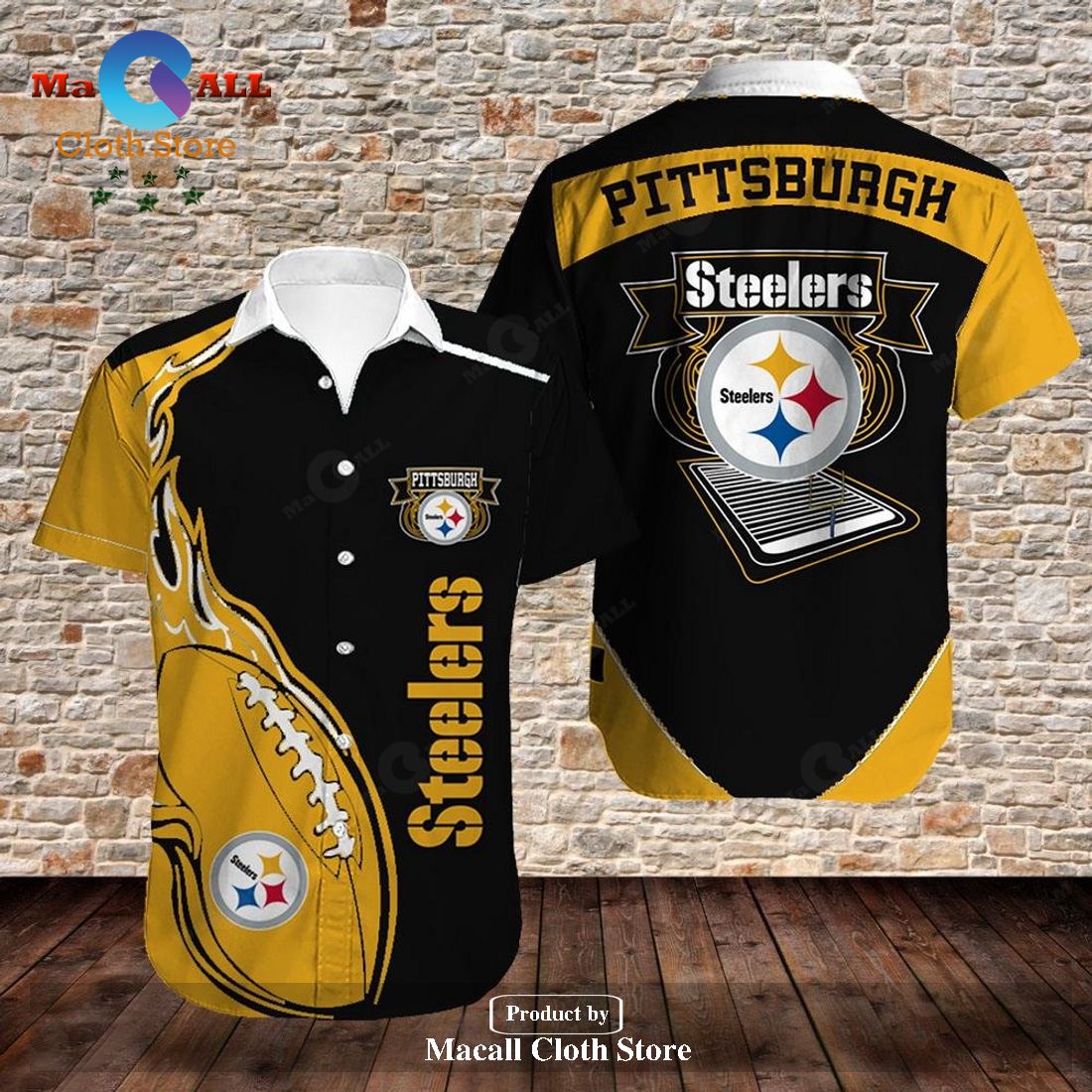 Pittsburgh Steelers Trending Model 3 Hawaiian Shirt and Shorts LIMITED EDITION Pittsburgh Steelers Trending Model 3 Hawaiian Shirt and Shorts LIMITED EDITION