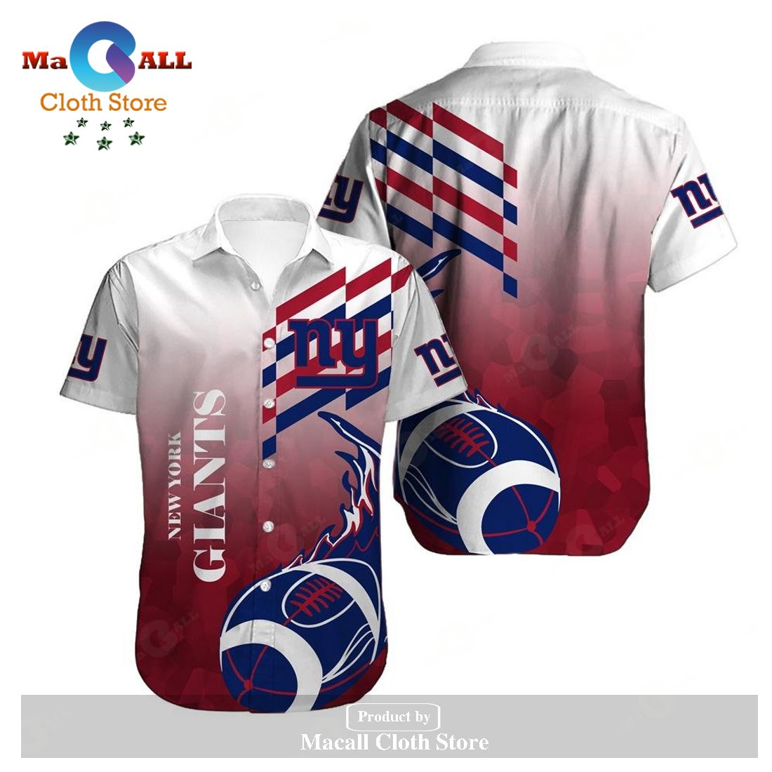 New York Giants Trending Model 2 Hawaiian Shirt LIMITED EDITION