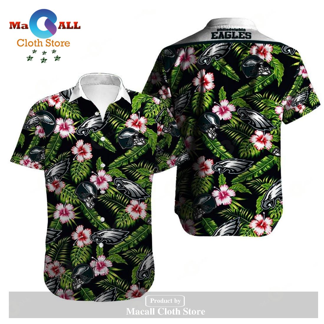 Philadelphia Eagles Trending Model 7 Hawaiian Shirt LIMITED EDITION
