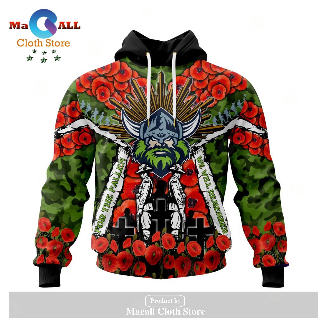 Canberra Raiders - Specialized 2023 Anzac Jersey Concepts Hoodie Sweatshirt 3D LIMITED EDITION Canberra Raiders - Specialized 2023 Anzac Jersey Concepts Hoodie Sweatshirt 3D LIMITED EDITION