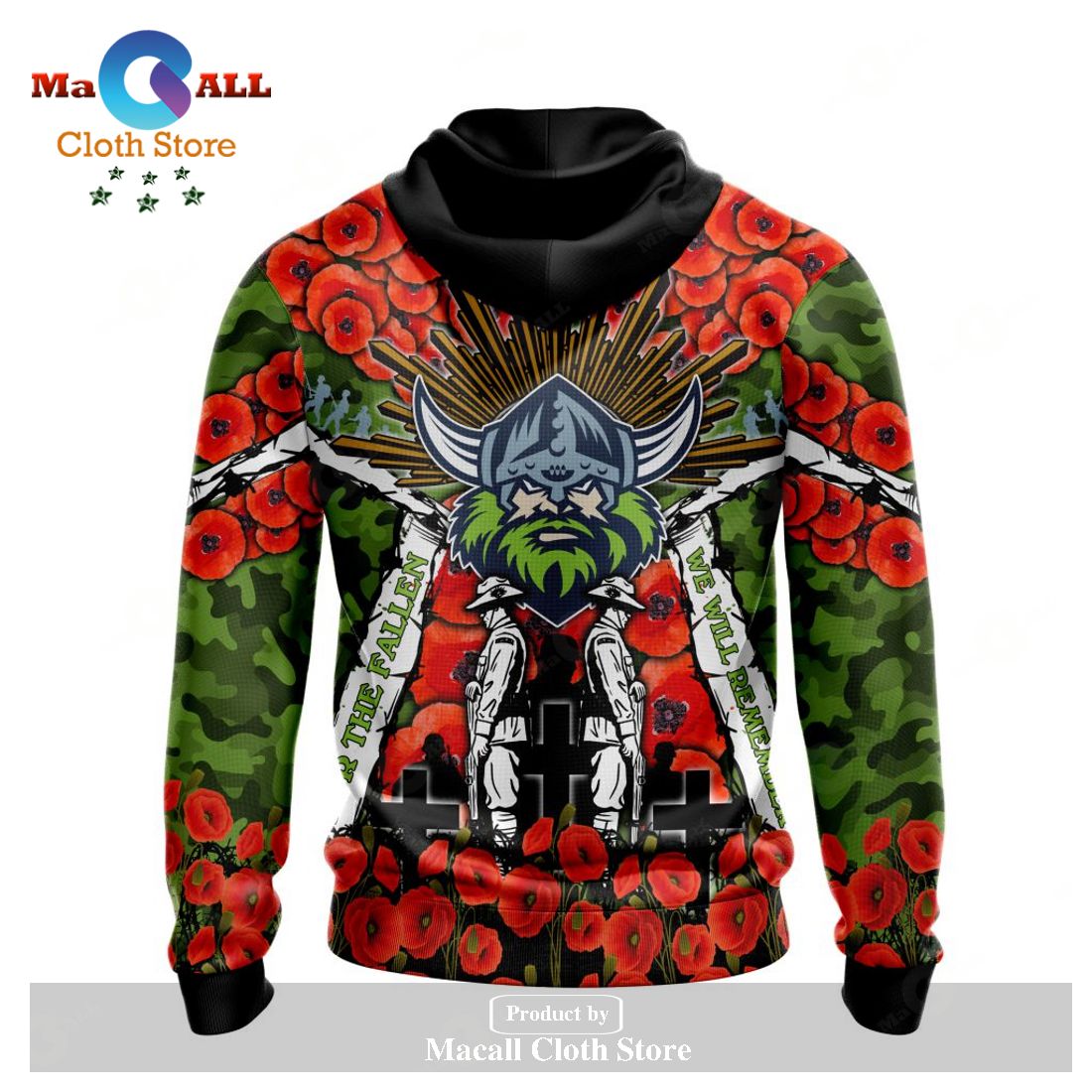 Canberra Raiders - Specialized 2023 Anzac Jersey Concepts Hoodie Sweatshirt 3D LIMITED EDITION Canberra Raiders - Specialized 2023 Anzac Jersey Concepts Hoodie Sweatshirt 3D LIMITED EDITION