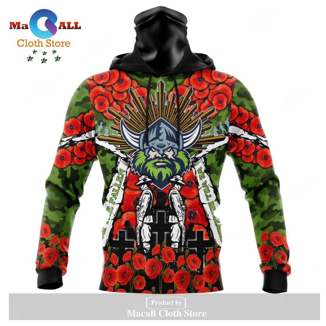 Canberra Raiders - Specialized 2023 Anzac Jersey Concepts Hoodie Sweatshirt 3D LIMITED EDITION Canberra Raiders - Specialized 2023 Anzac Jersey Concepts Hoodie Sweatshirt 3D LIMITED EDITION