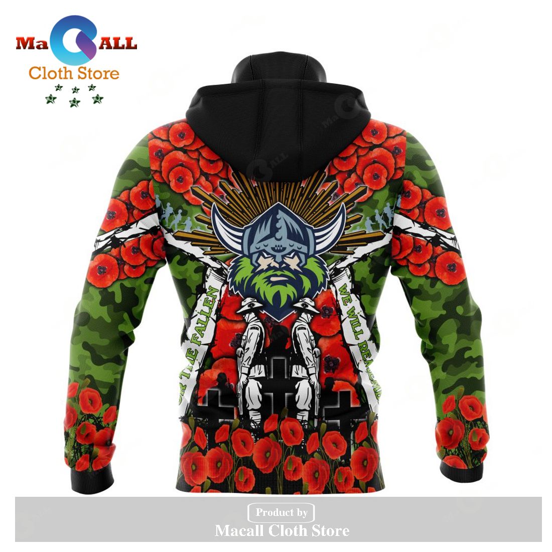 Canberra Raiders - Specialized 2023 Anzac Jersey Concepts Hoodie Sweatshirt 3D LIMITED EDITION Canberra Raiders - Specialized 2023 Anzac Jersey Concepts Hoodie Sweatshirt 3D LIMITED EDITION