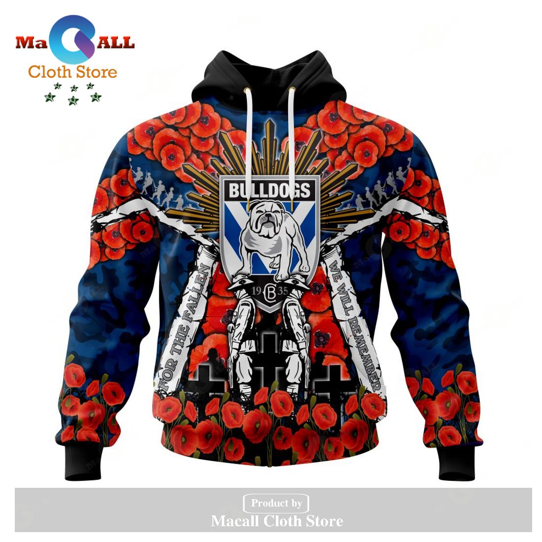 Canterbury-Bankstown Bulldogs - Specialized 2023 Anzac Jersey Concepts Hoodie Sweatshirt 3D LIMITED EDITION Canterbury-Bankstown Bulldogs - Specialized 2023 Anzac Jersey Concepts Hoodie Sweatshirt 3D LIMITED EDITION