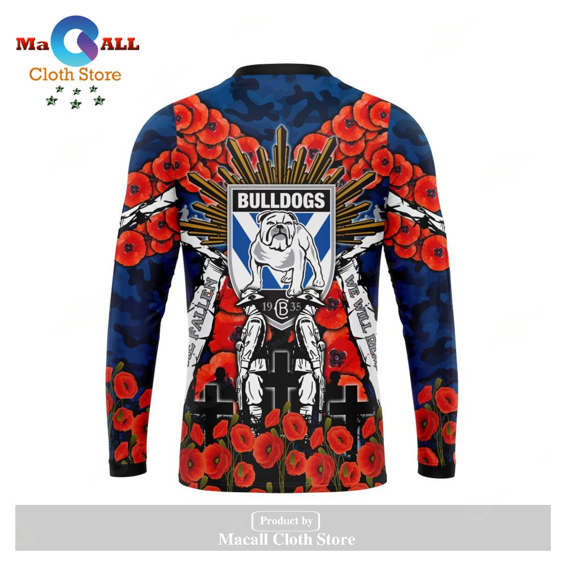 Canterbury-Bankstown Bulldogs - Specialized 2023 Anzac Jersey Concepts Hoodie Sweatshirt 3D LIMITED EDITION Canterbury-Bankstown Bulldogs - Specialized 2023 Anzac Jersey Concepts Hoodie Sweatshirt 3D LIMITED EDITION