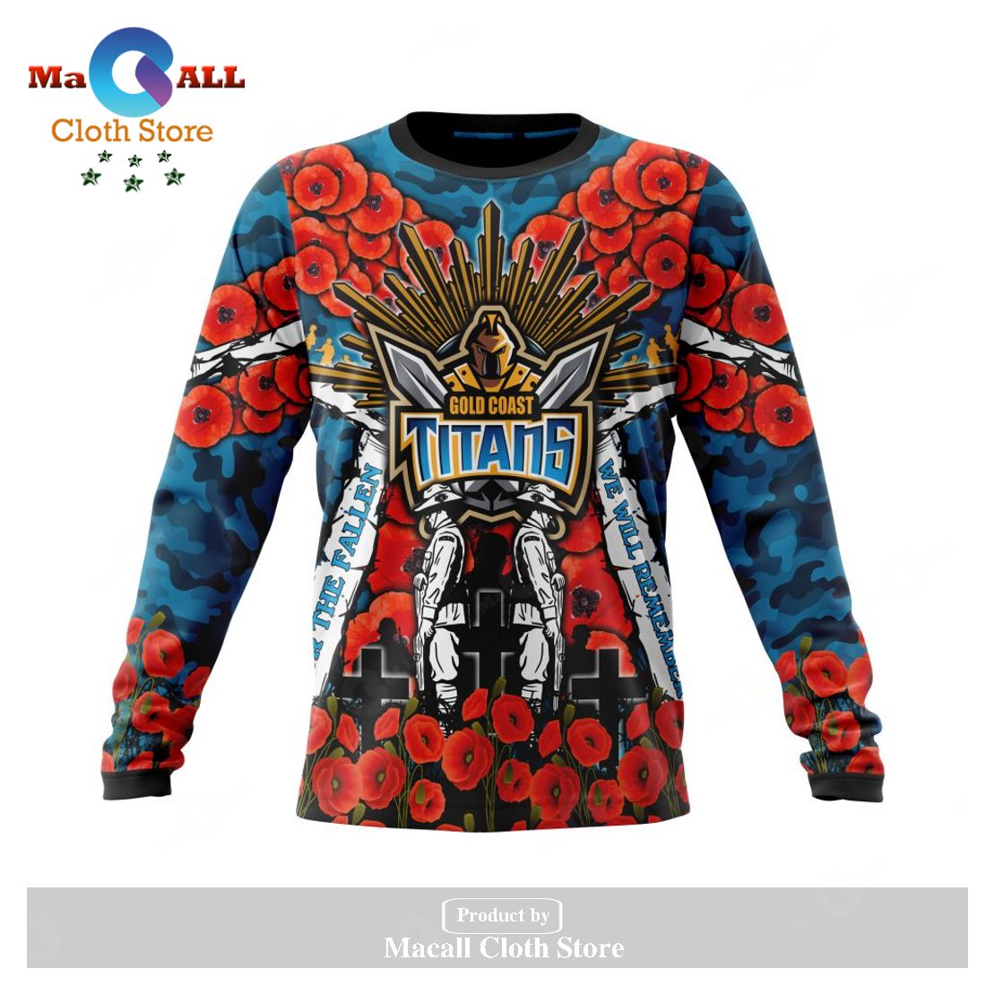 Gold Coast Titans - Specialized 2023 Anzac Jersey Concepts Hoodie Sweatshirt 3D LIMITED EDITION Gold Coast Titans - Specialized 2023 Anzac Jersey Concepts Hoodie Sweatshirt 3D LIMITED EDITION