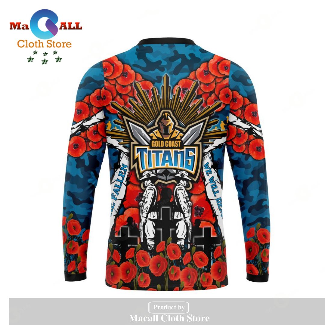 Gold Coast Titans - Specialized 2023 Anzac Jersey Concepts Hoodie Sweatshirt 3D LIMITED EDITION Gold Coast Titans - Specialized 2023 Anzac Jersey Concepts Hoodie Sweatshirt 3D LIMITED EDITION