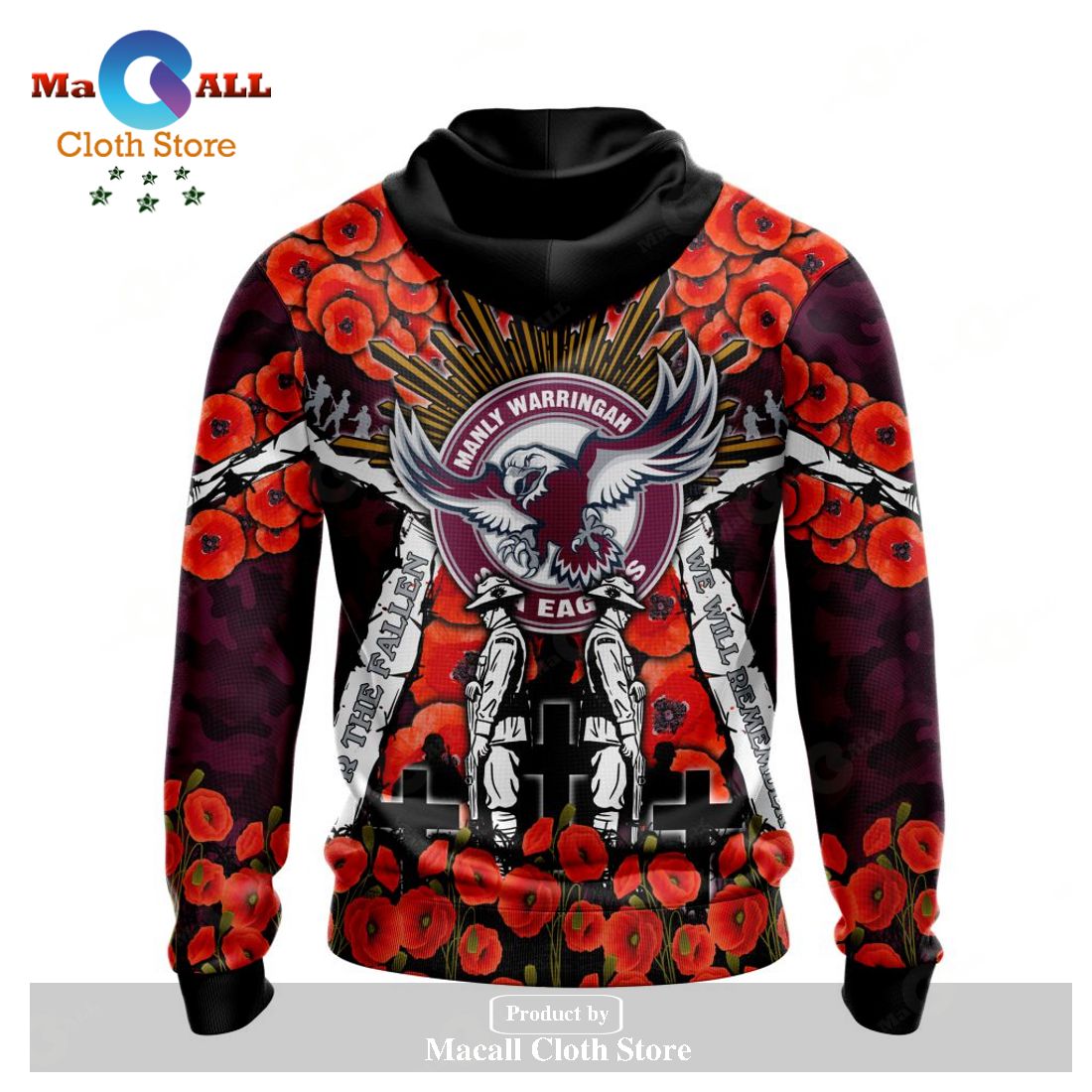 Manly Warringah Sea Eagles - Specialized 2023 Anzac Jersey Concepts Hoodie Sweatshirt 3D LIMITED EDITION Manly Warringah Sea Eagles - Specialized 2023 Anzac Jersey Concepts Hoodie Sweatshirt 3D LIMITED EDITION