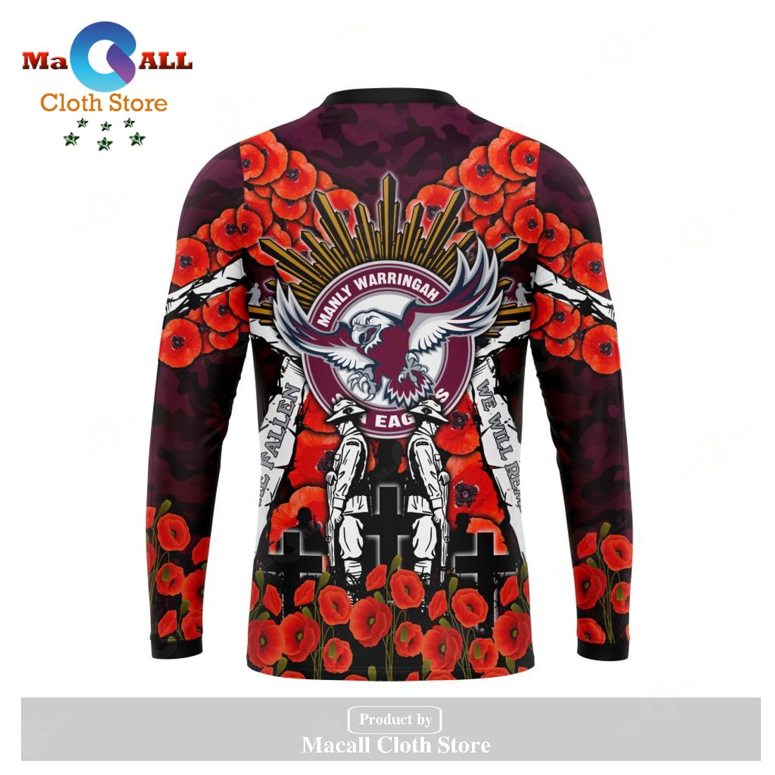 Manly Warringah Sea Eagles - Specialized 2023 Anzac Jersey Concepts Hoodie Sweatshirt 3D LIMITED EDITION Manly Warringah Sea Eagles - Specialized 2023 Anzac Jersey Concepts Hoodie Sweatshirt 3D LIMITED EDITION