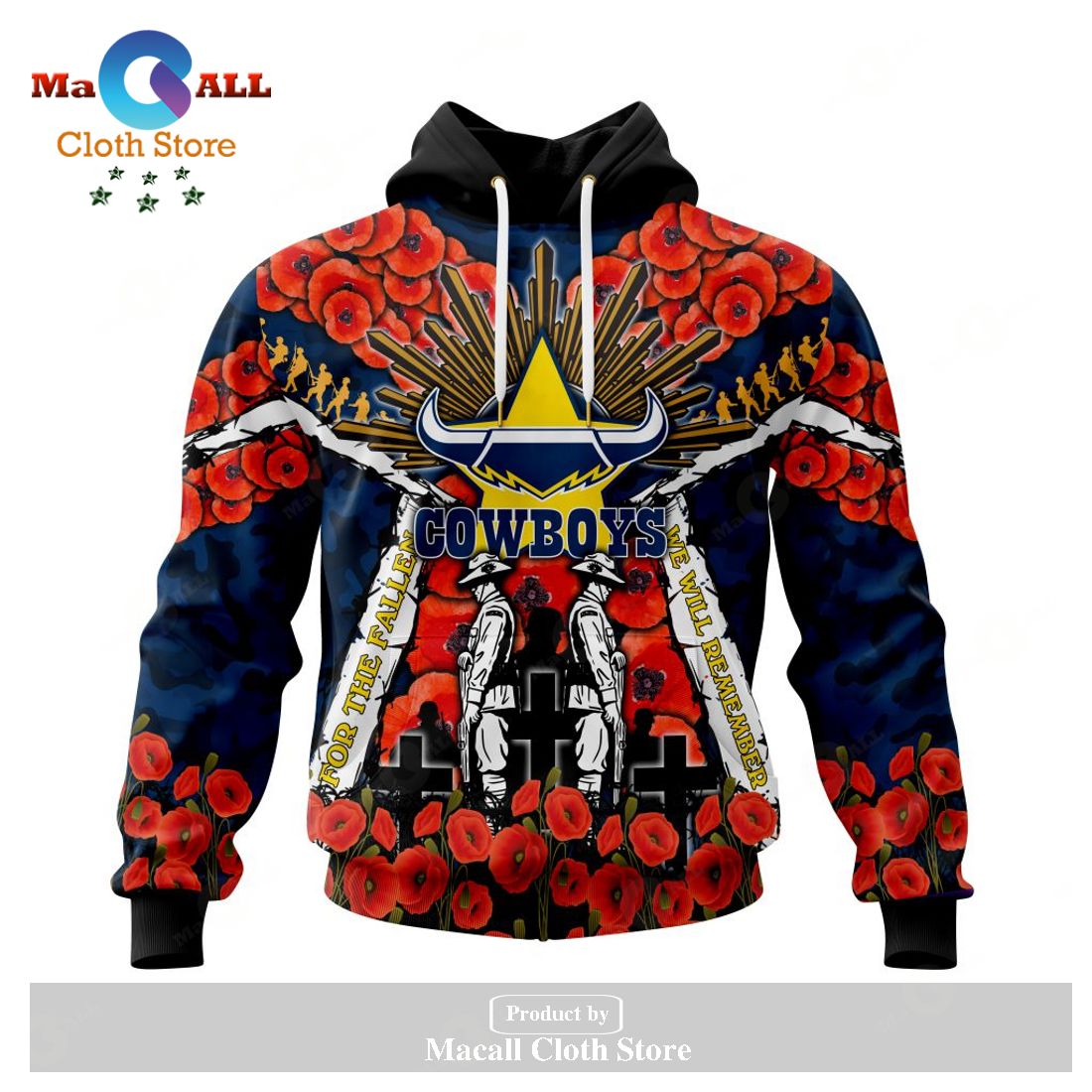 North Queensland Cowboys - Specialized 2023 Anzac Jersey Concepts Hoodie Sweatshirt 3D LIMITED EDITION North Queensland Cowboys - Specialized 2023 Anzac Jersey Concepts Hoodie Sweatshirt 3D LIMITED EDITION