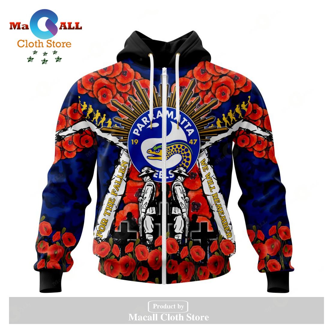 Parramatta Eels - Specialized 2023 Anzac Jersey Concepts Hoodie Sweatshirt 3D LIMITED EDITION Parramatta Eels - Specialized 2023 Anzac Jersey Concepts Hoodie Sweatshirt 3D LIMITED EDITION