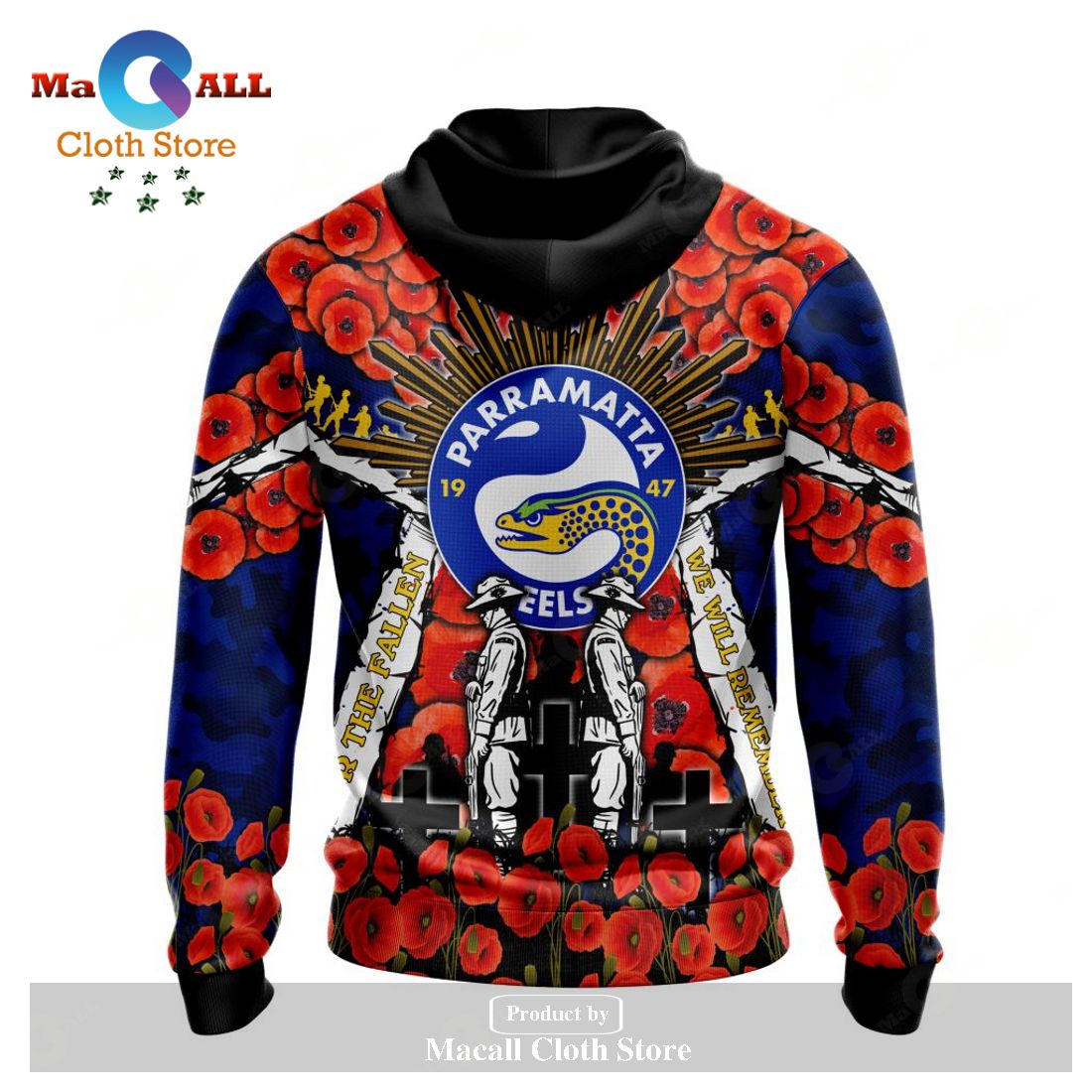 Parramatta Eels - Specialized 2023 Anzac Jersey Concepts Hoodie Sweatshirt 3D LIMITED EDITION Parramatta Eels - Specialized 2023 Anzac Jersey Concepts Hoodie Sweatshirt 3D LIMITED EDITION