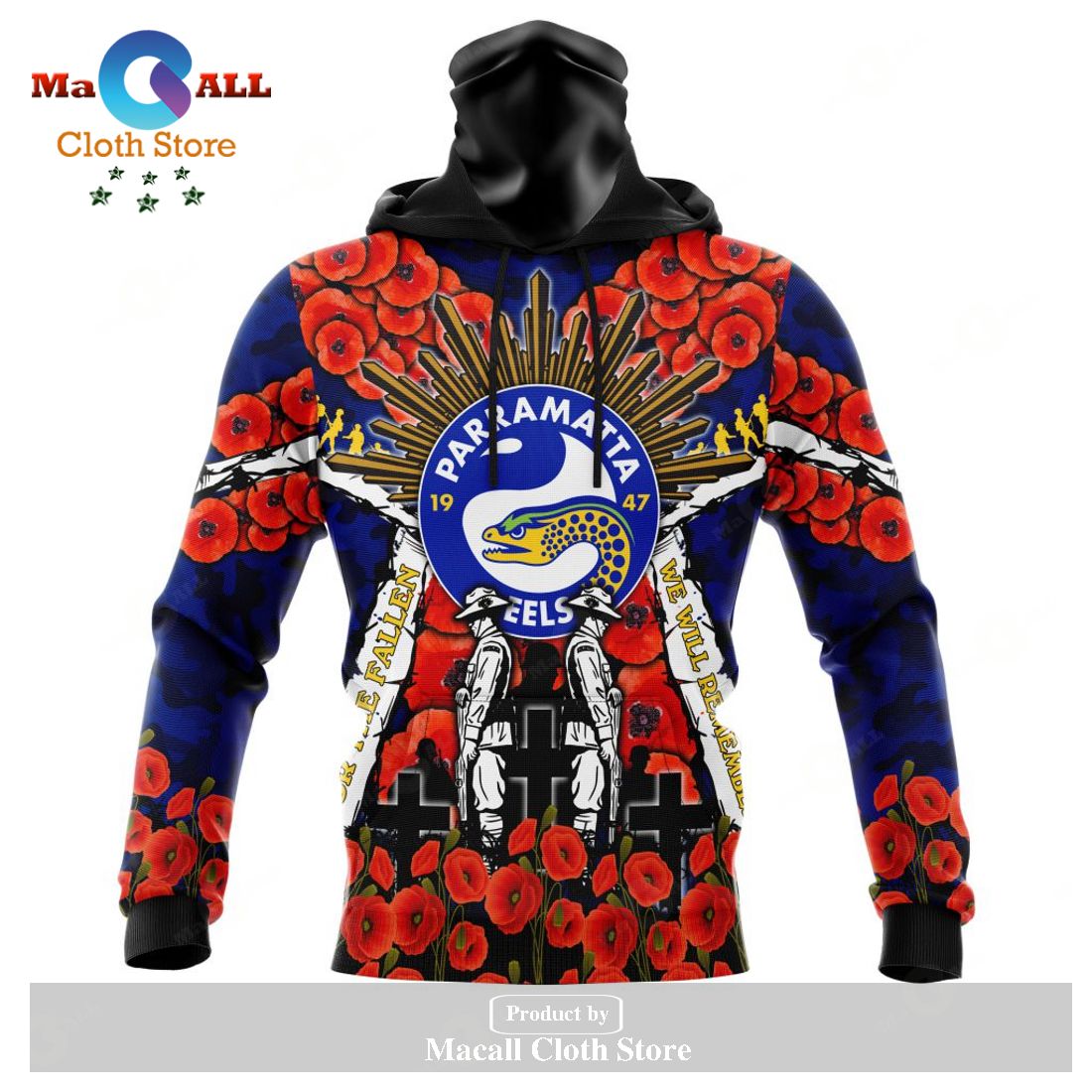 Parramatta Eels - Specialized 2023 Anzac Jersey Concepts Hoodie Sweatshirt 3D LIMITED EDITION Parramatta Eels - Specialized 2023 Anzac Jersey Concepts Hoodie Sweatshirt 3D LIMITED EDITION