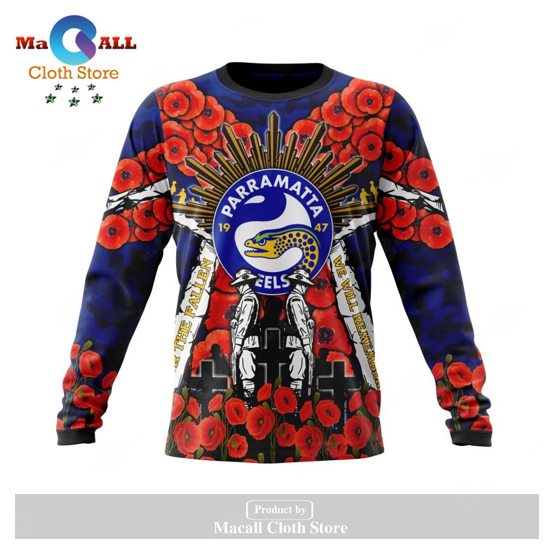 Parramatta Eels - Specialized 2023 Anzac Jersey Concepts Hoodie Sweatshirt 3D LIMITED EDITION Parramatta Eels - Specialized 2023 Anzac Jersey Concepts Hoodie Sweatshirt 3D LIMITED EDITION