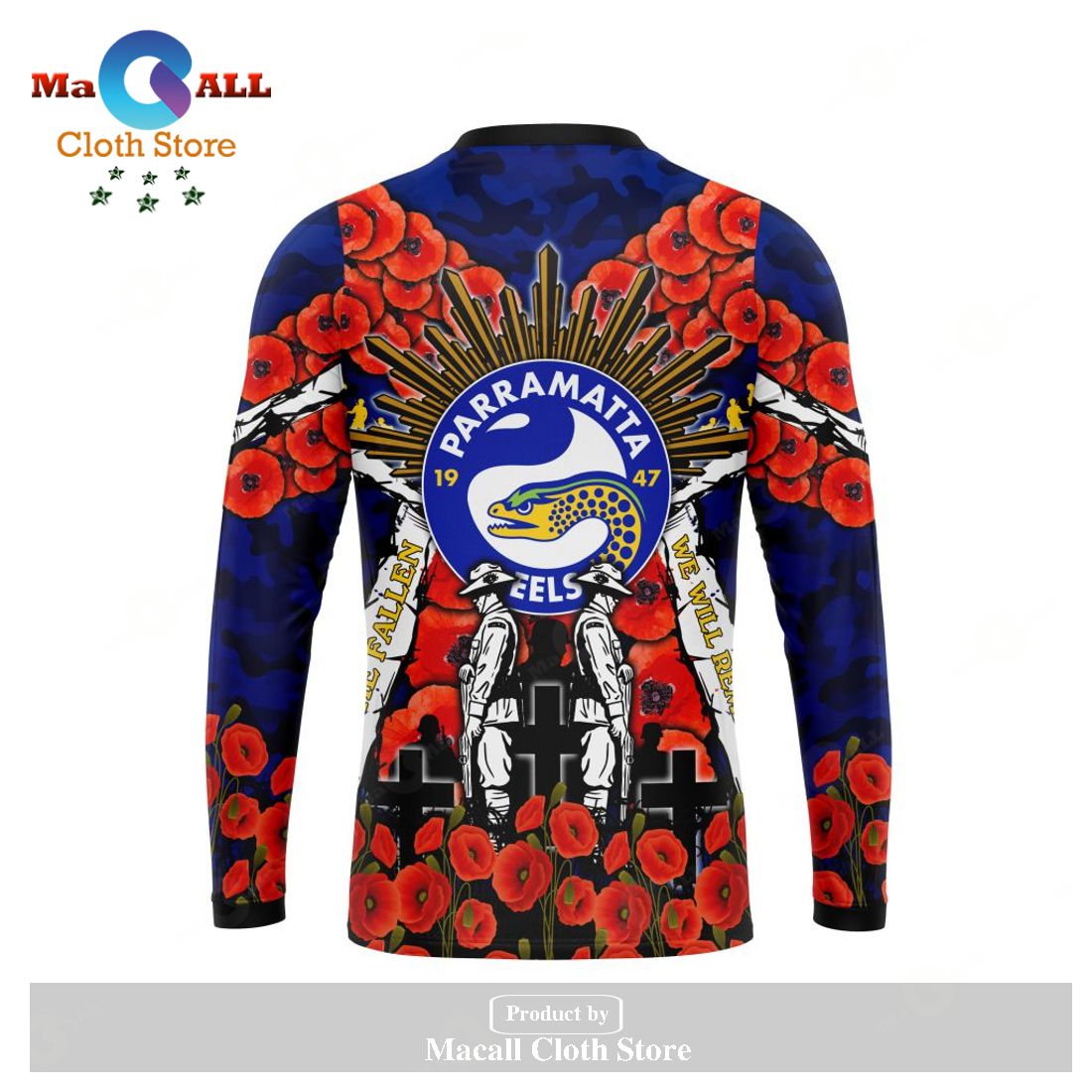 Parramatta Eels - Specialized 2023 Anzac Jersey Concepts Hoodie Sweatshirt 3D LIMITED EDITION Parramatta Eels - Specialized 2023 Anzac Jersey Concepts Hoodie Sweatshirt 3D LIMITED EDITION