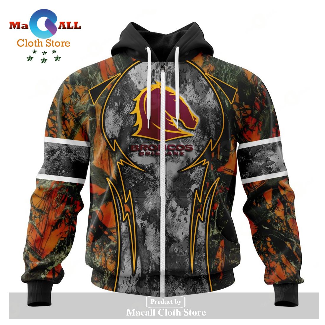Personalized NRL Brisbane Broncos - Specialized Design Wih Camo Concepts For Hungting In Forest Hoodie Sweatshirt 3D LIMITED EDITION Personalized NRL Brisbane Broncos - Specialized Design Wih Camo Concepts For Hungting In Forest Hoodie Sweatshirt 3D LIMITED EDITION