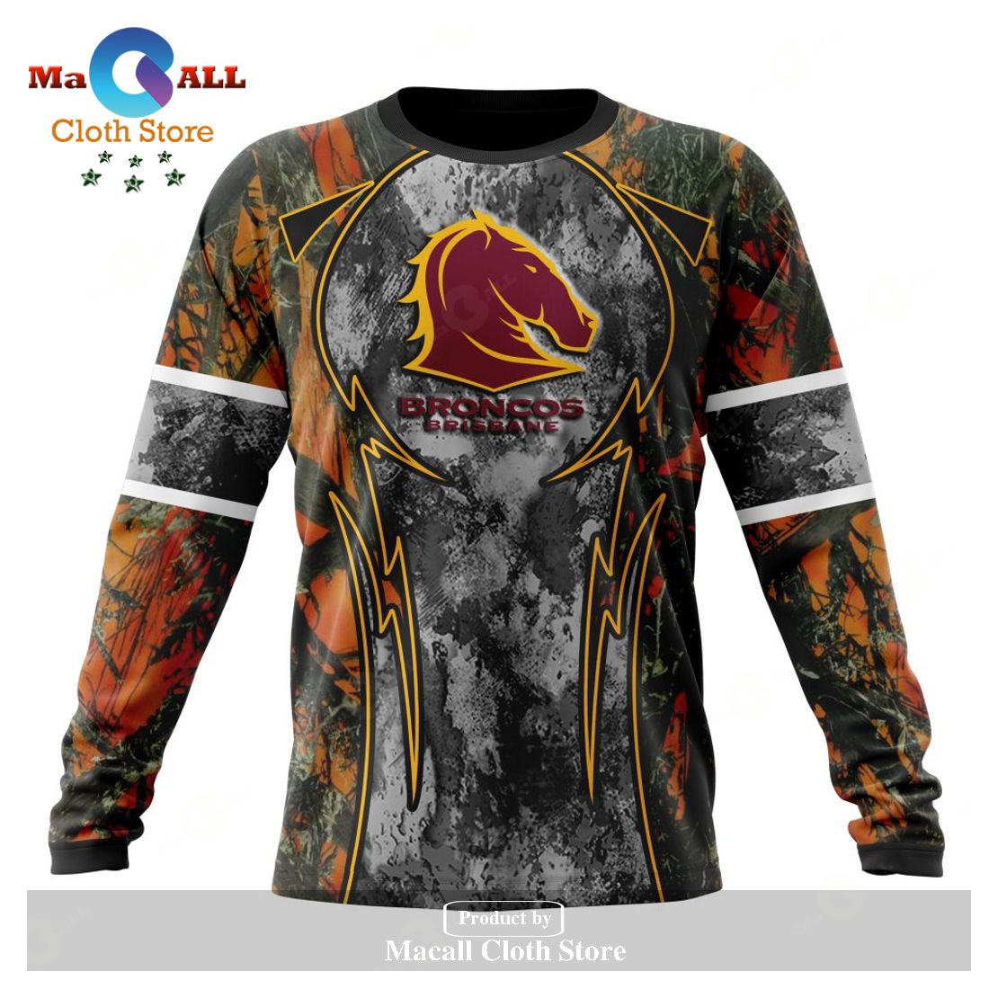 Personalized NRL Brisbane Broncos - Specialized Design Wih Camo Concepts For Hungting In Forest Hoodie Sweatshirt 3D LIMITED EDITION Personalized NRL Brisbane Broncos - Specialized Design Wih Camo Concepts For Hungting In Forest Hoodie Sweatshirt 3D LIMITED EDITION