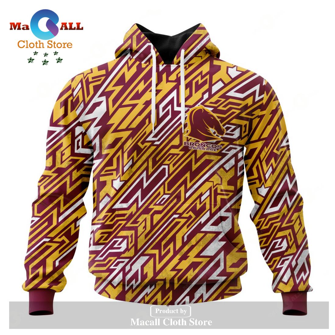 Personalized NRL Brisbane Broncos – Specialized Design Wih Morden Art Syle Hoodie Sweatshirt 3D LIMITED EDITION
