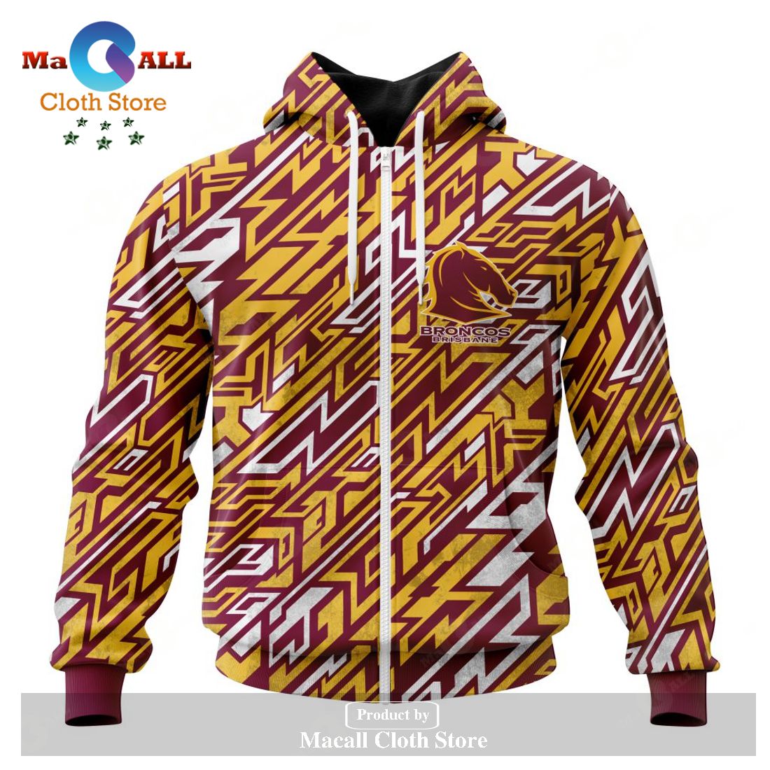 Personalized NRL Brisbane Broncos – Specialized Design Wih Morden Art Syle Hoodie Sweatshirt 3D LIMITED EDITION