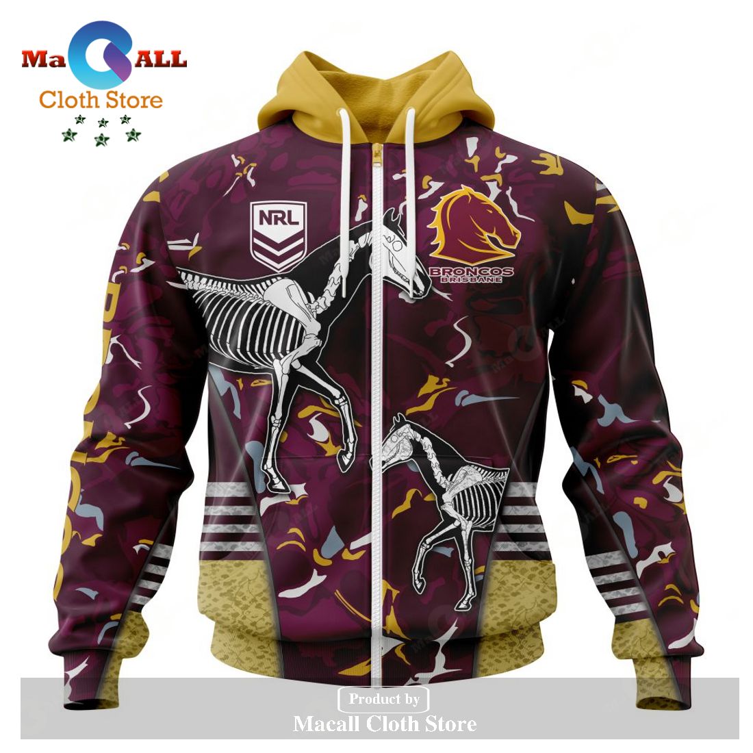 Personalized NRL Brisbane Broncos – Specialized Design Wih Morden Art Syle Hoodie Sweatshirt 3D LIMITED EDITION