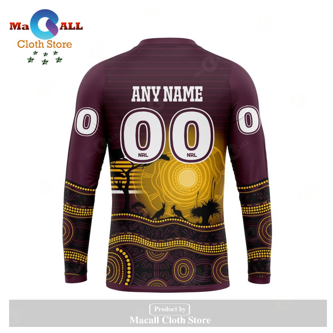 Personalized NRL Brisbane Broncos - Specialized Jersey With Beautiful Australia Nature Hoodie Sweatshirt 3D LIMITED EDITION Personalized NRL Brisbane Broncos - Specialized Jersey With Beautiful Australia Nature Hoodie Sweatshirt 3D LIMITED EDITION