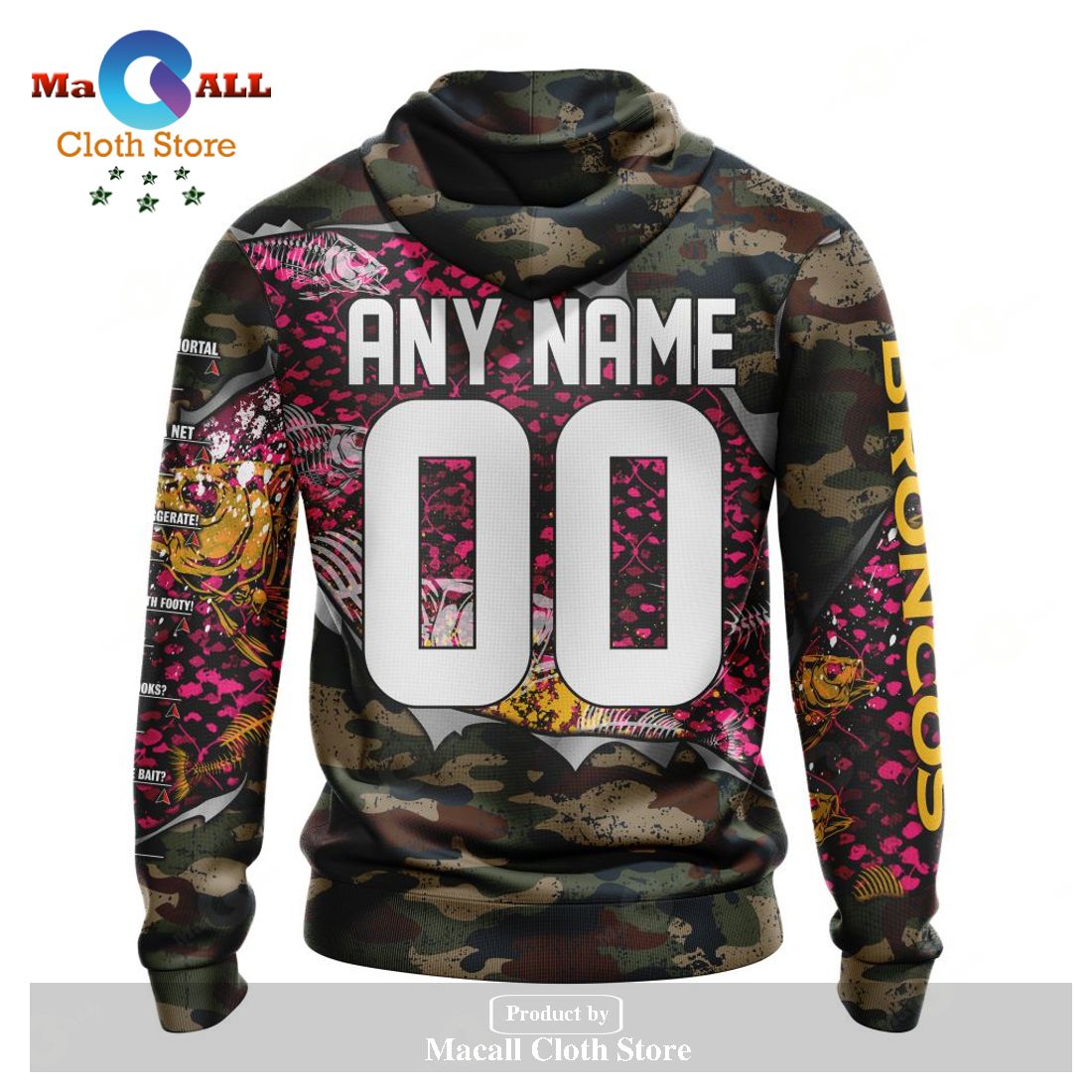 Personalized NRL Brisbane Broncos Special Camo Fishing Hoodie Sweatshirt 3D LIMITED EDITION Personalized NRL Brisbane Broncos Special Camo Fishing Hoodie Sweatshirt 3D LIMITED EDITION
