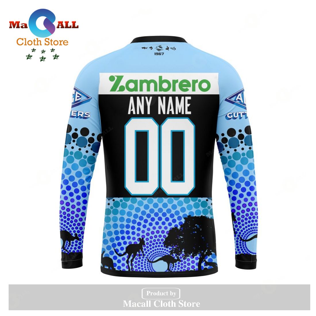 Personalized NRL Cronulla-Sutherland Sharks - Specialized Concepts For Australia's Day Kits Hoodie Sweatshirt 3D LIMITED EDITION