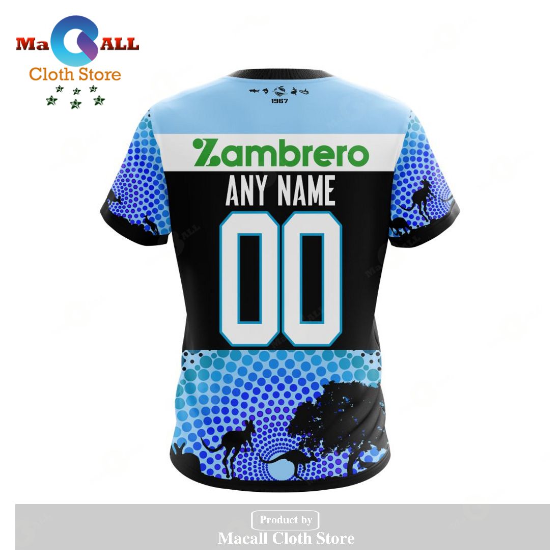 Personalized NRL Cronulla-Sutherland Sharks - Specialized Concepts For Australia's Day Kits Hoodie Sweatshirt 3D LIMITED EDITION