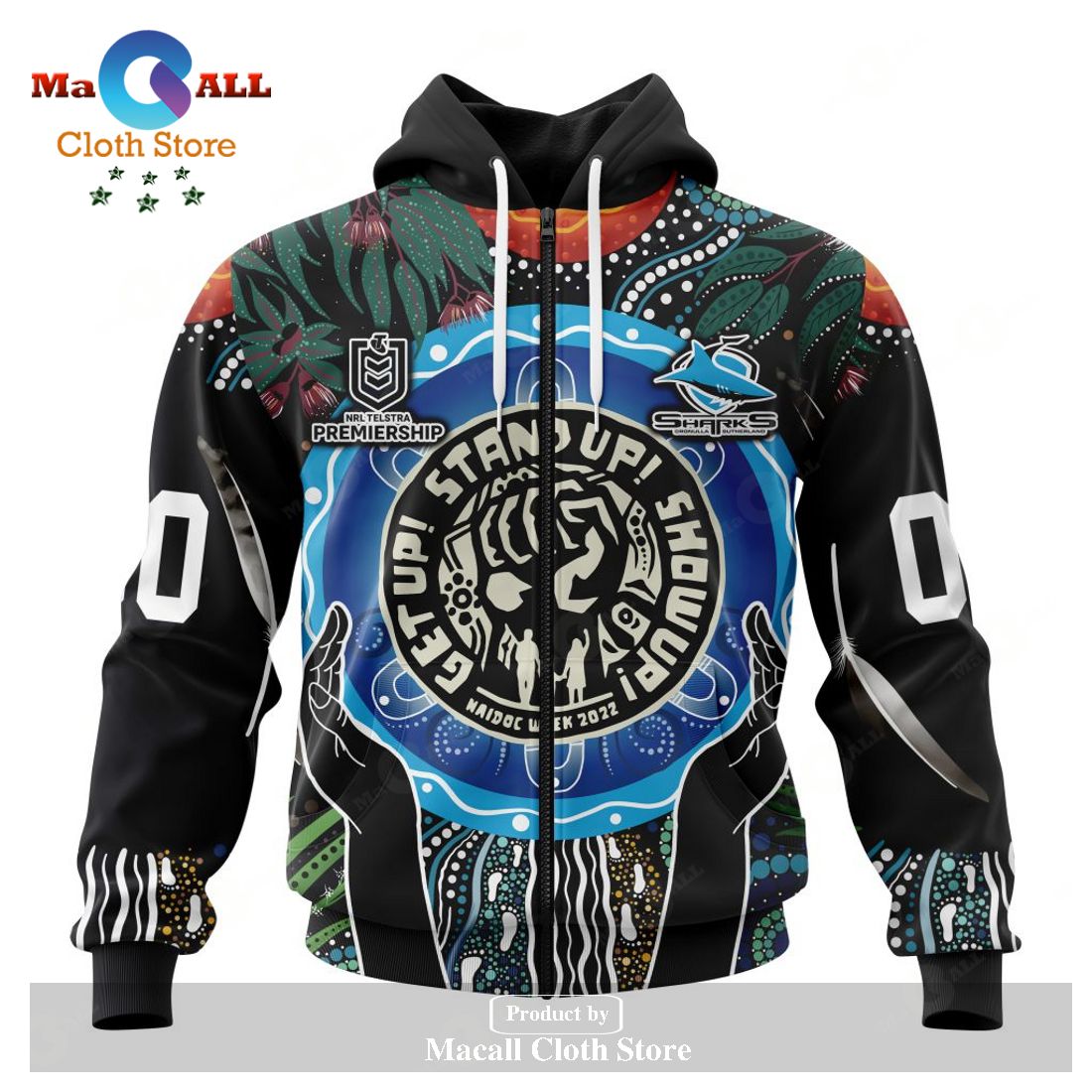 Personalized NRL Cronulla-Sutherland Sharks - Specialized Concepts Kits For Naidoc Event Hoodie Sweatshirt 3D LIMITED EDITION Personalized NRL Cronulla-Sutherland Sharks - Specialized Concepts Kits For Naidoc Event Hoodie Sweatshirt 3D LIMITED EDITION