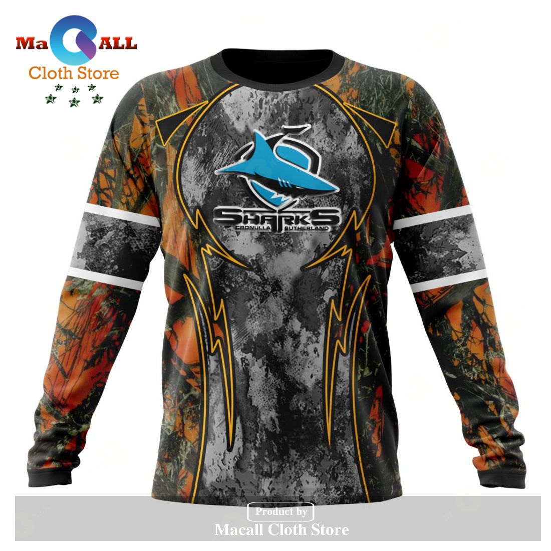 Personalized NRL Cronulla-Sutherland Sharks - Specialized Design Wih Camo Concepts For Hungting In Forest Hoodie Sweatshirt 3D LIMITED EDITION Personalized NRL Cronulla-Sutherland Sharks - Specialized Design Wih Camo Concepts For Hungting In Forest Hoodie Sweatshirt 3D LIMITED EDITION